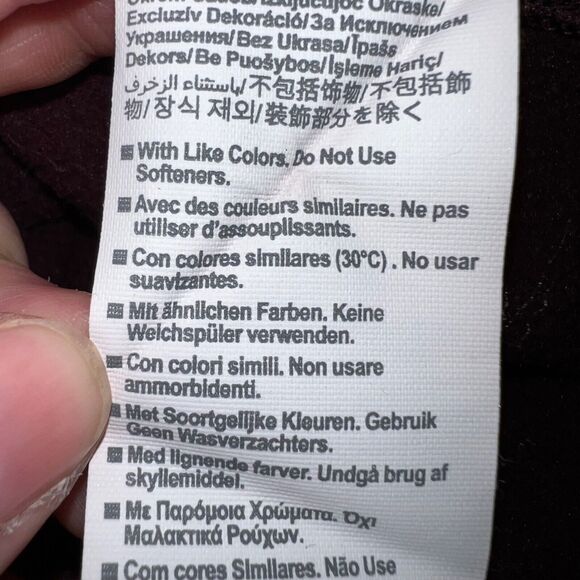 Under Armour Womens Hoodie Hooded Sweatshirt Loose Fit ColdGear Purple Large - Picture 12 of 12